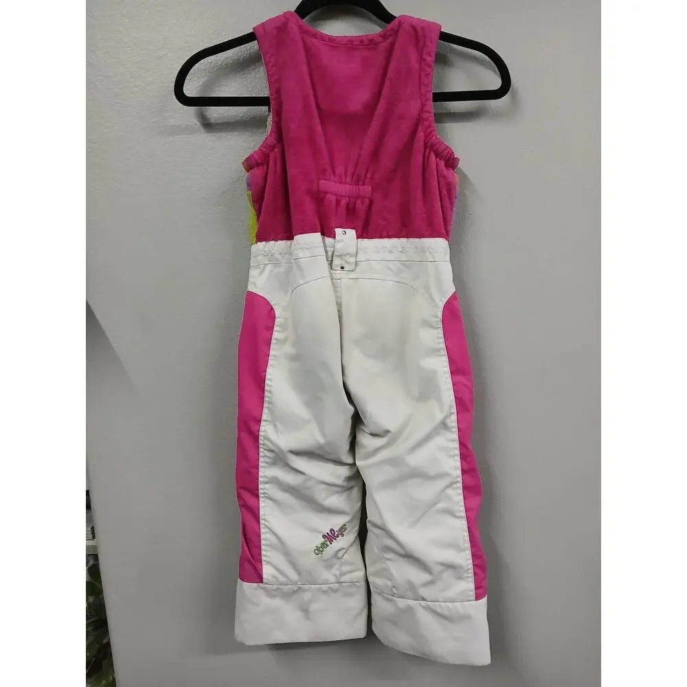 Obermeyer I Grow fleece girls snowbibs size 4 - Picture 8 of 10
